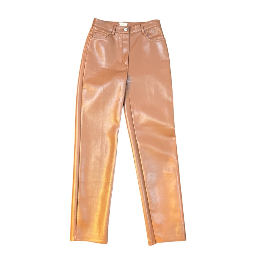 Wilfred Vegan Leather Brown Pants 2 new